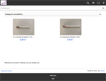 Tablet Screenshot of dry-needles.com
